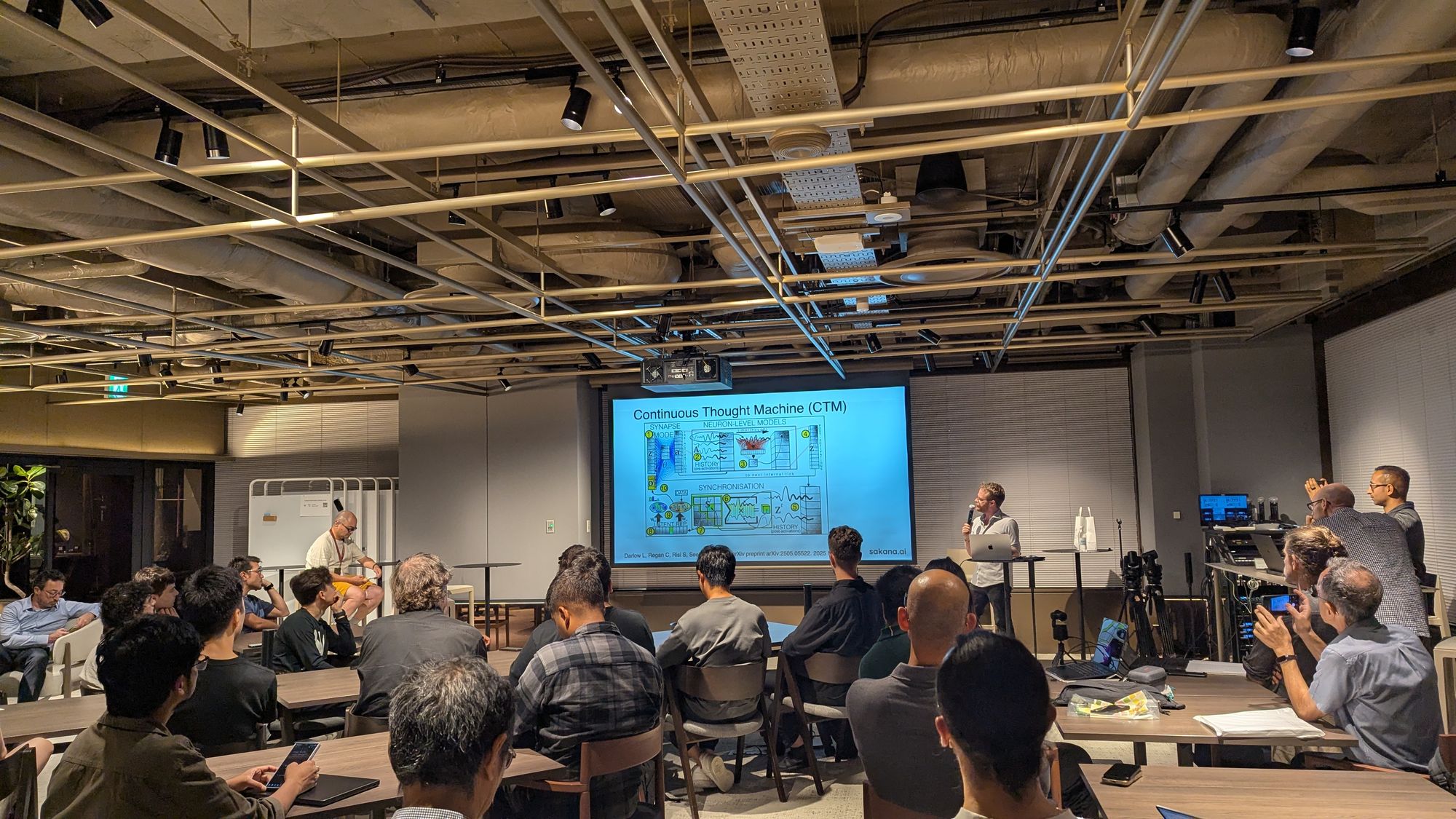 Participants at the Tokyo AI TAI AAI #12 - Evolutionary Algorithms event.